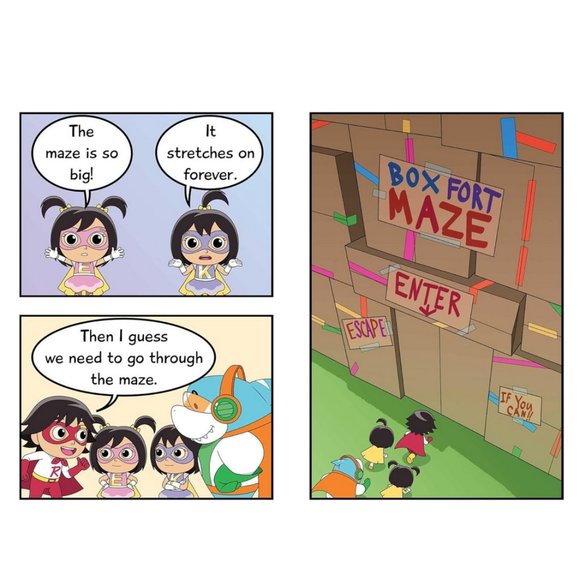 Ryan's World Red Titan & the Never-Ending Maze: Ready-to-Read Graphics LVL 1 - Picture 5 of 5